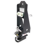Replacement Offset Goose Air Frame with Shift Lock Coupler - Includes Handle, Holder, U-Bolt, Pin w/Clip, Cam, Bumps, Heims SH-GNSURGE-BLK-9