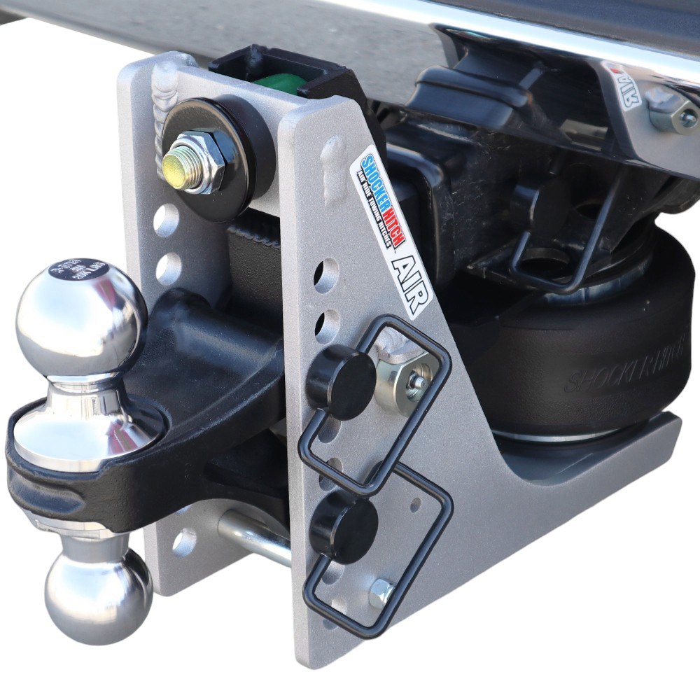10K Air Hitch & Chrome Combo Ball Installed