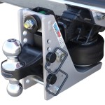 10K Air Hitch & Chrome Combo Ball Installed