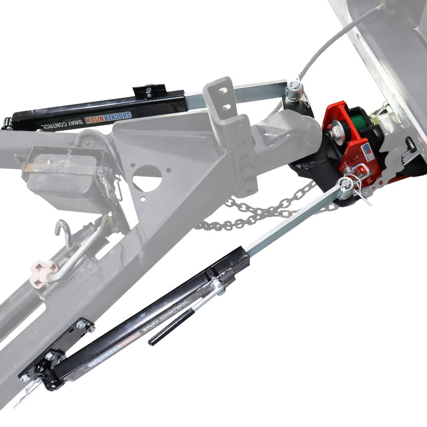 Shocker Air Hitch & Friction Sway Arm Kits Installed