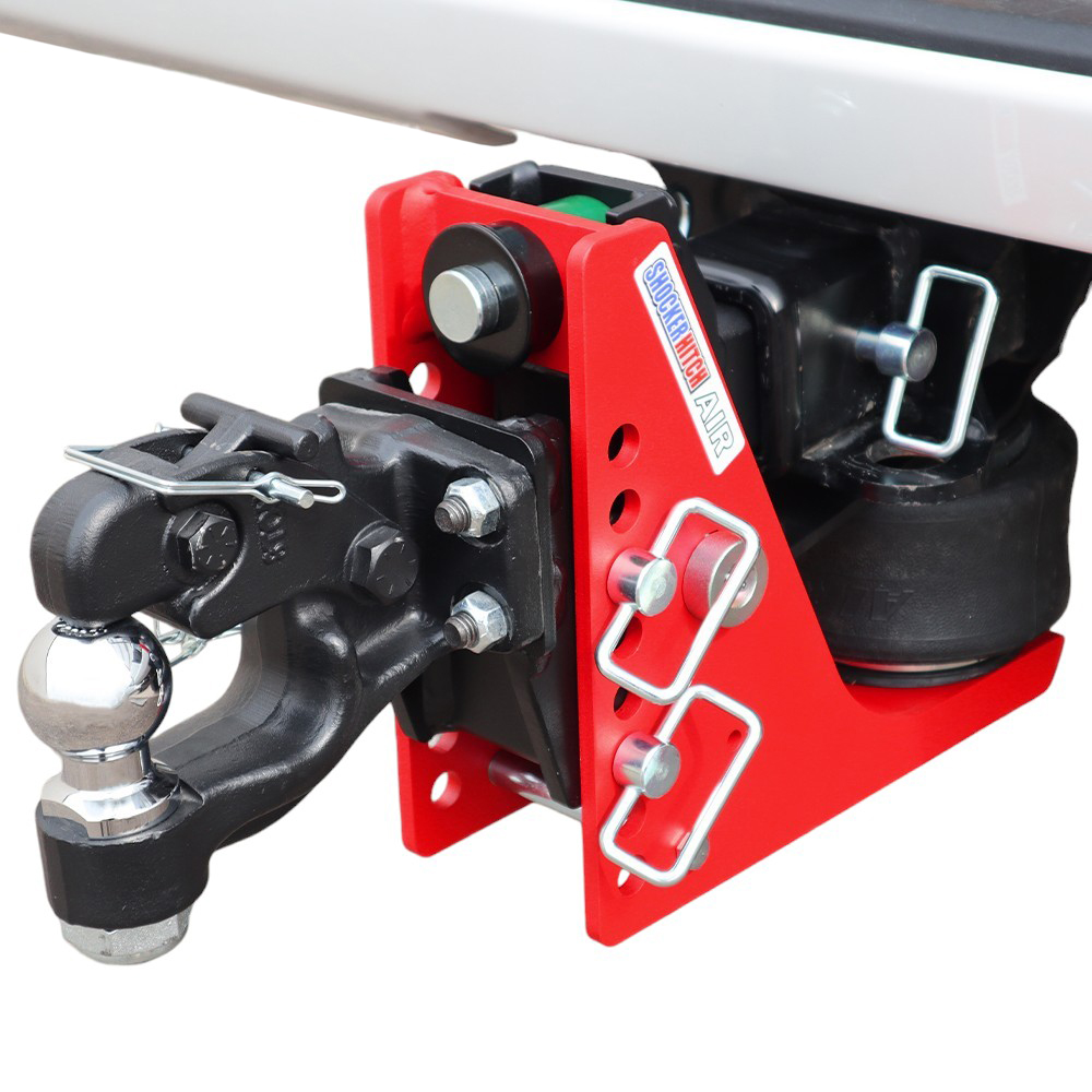 14K Air Hitch & 8-Ton Pintle w/ 2" Ball Installed