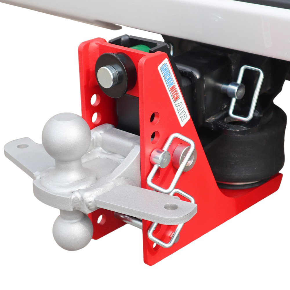14K Air Hitch & Silver Sway Tab Combo Ball Installed