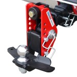14K Impact Dual Cushion Receiver Hitch w/ Drop Ball Mount w/ Sway Tabs & 2-5/16" Ball