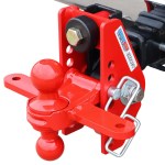 14K Impact Dual Cushion Receiver Hitch w/ Red Combo Ball w/ Sway Tabs