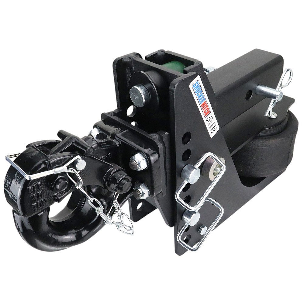 14K Max Black Air Hitch & 10-Ton Pintle - 2-1/2" Receiver