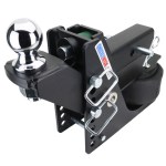 14K Max Black Air Hitch & Raised Mount w/ 2-5/16" Ball - 2-1/2" Receiver
