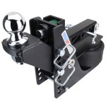 14K Max Black Air Hitch & Raised Mount w/ 2-5/16" Ball - 2" Receiver