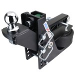 14K Max Black Air Hitch & Raised Mount w/ 2" Ball - 2" Receiver