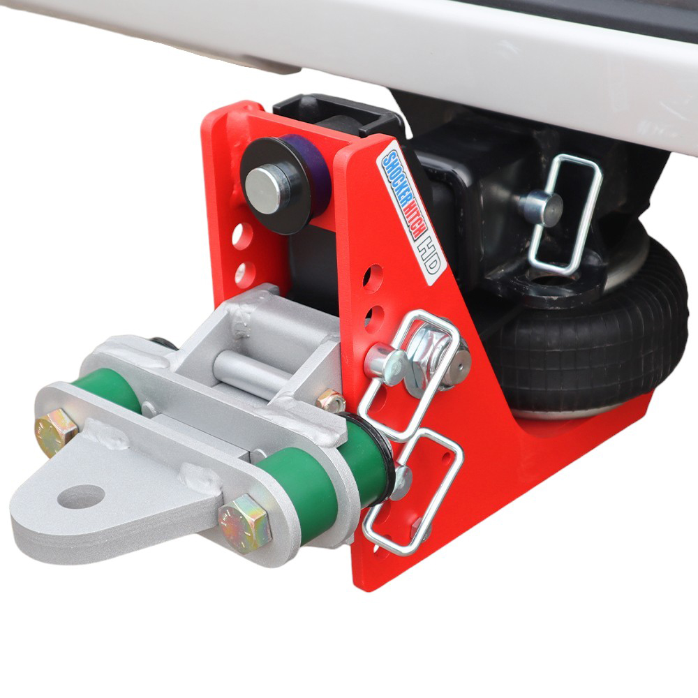 20K HD Air Hitch & Cushioned Drawbar Installed