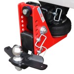 20K HD Air Hitch & Sway Tab Drop Mount w/ 2-5/16" Ball Installed