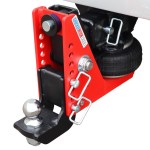 20K HD Air Hitch & Drop Mount w/ 2" Ball Installed