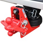 20K HD Air Hitch & Red Sway Tab Combo Ball Installed
