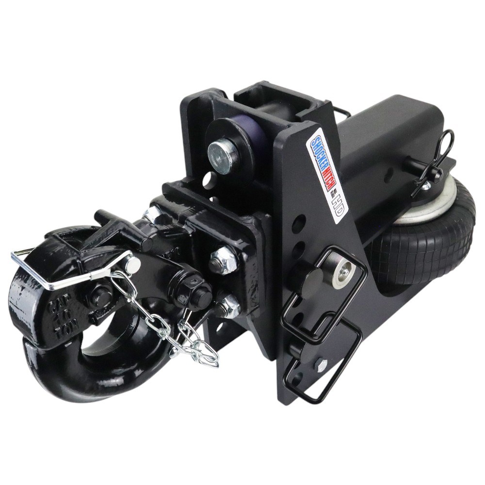 20K HD Max Black Air Hitch & 10-Ton Pintle - 3" Receiver