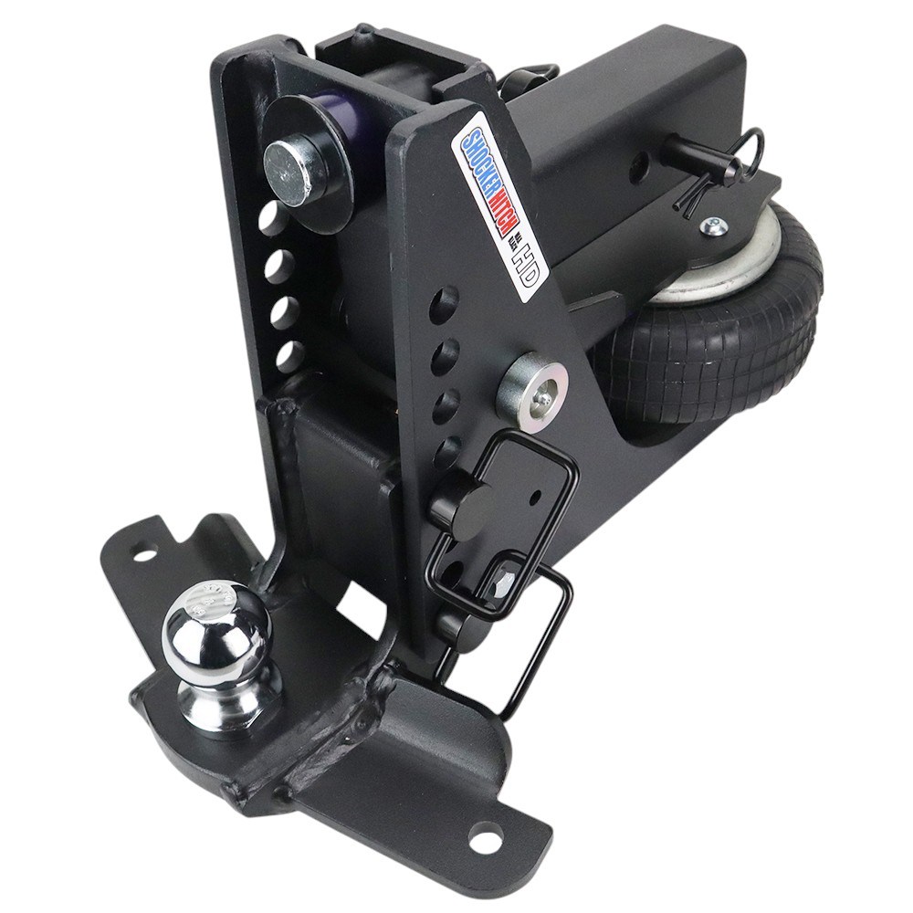 20K HD Max Black Air Hitch & Sway Drop Mount w/ 2" Ball - 2-1/2" Receiver