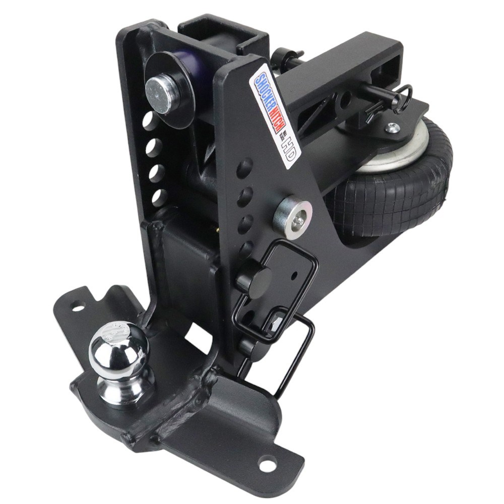 20K HD Max Black Air Hitch & Sway Drop Mount w/ 2" Ball - 2" Receiver