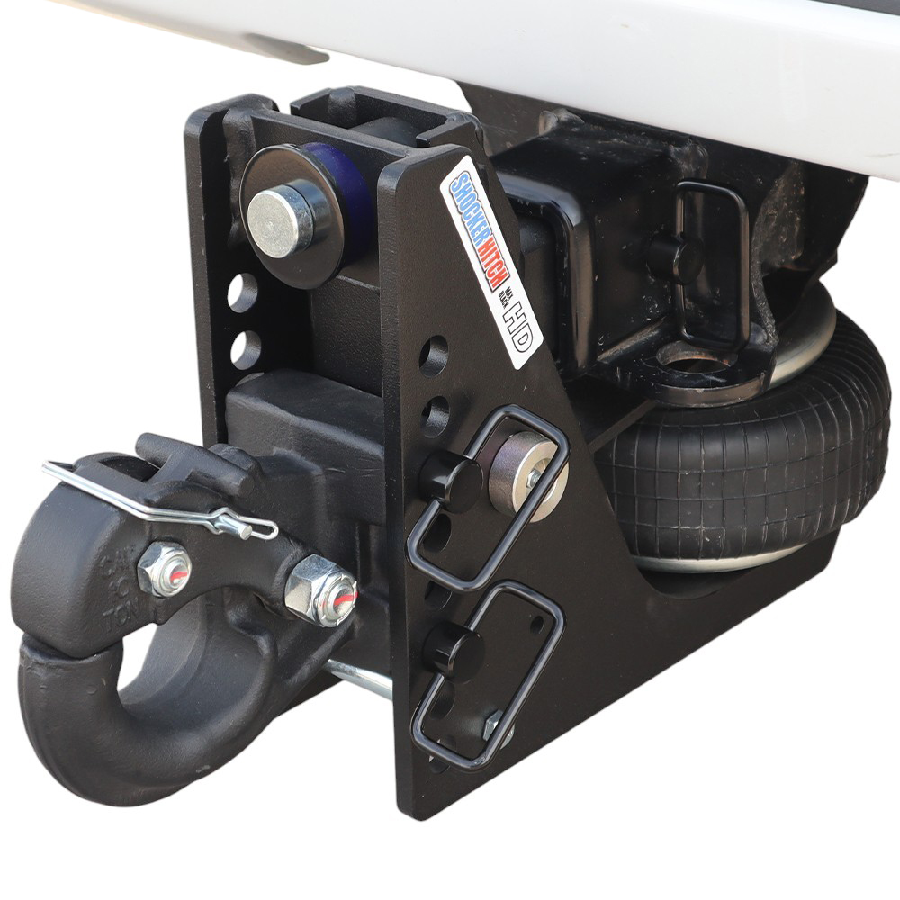 20K HD Max Black Air Hitch & Channel Pintle Installed