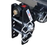 Shocker 20K Impact Max Dual Cushion Bumper Hitch Base Frame with Pins - Installed