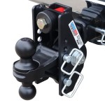 20K Impact Max Dual Cushion Receiver Hitch w/ Black Combo Ball