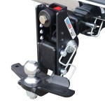 20K Impact Max Dual Cushion Receiver Hitch w/ Drop Ball Mount w/ Sway Tabs & 2-5/16" Ball