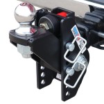 20K Impact Max Dual Cushion Receiver Hitch w/ Raised Ball Mount & 2-5/16" Ball