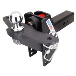 20K Impact Max Dual Cushion Hitch w/ Raised Ball Mount w/ Sway Tabs & 2" Ball - For 2-1/2" Receiver