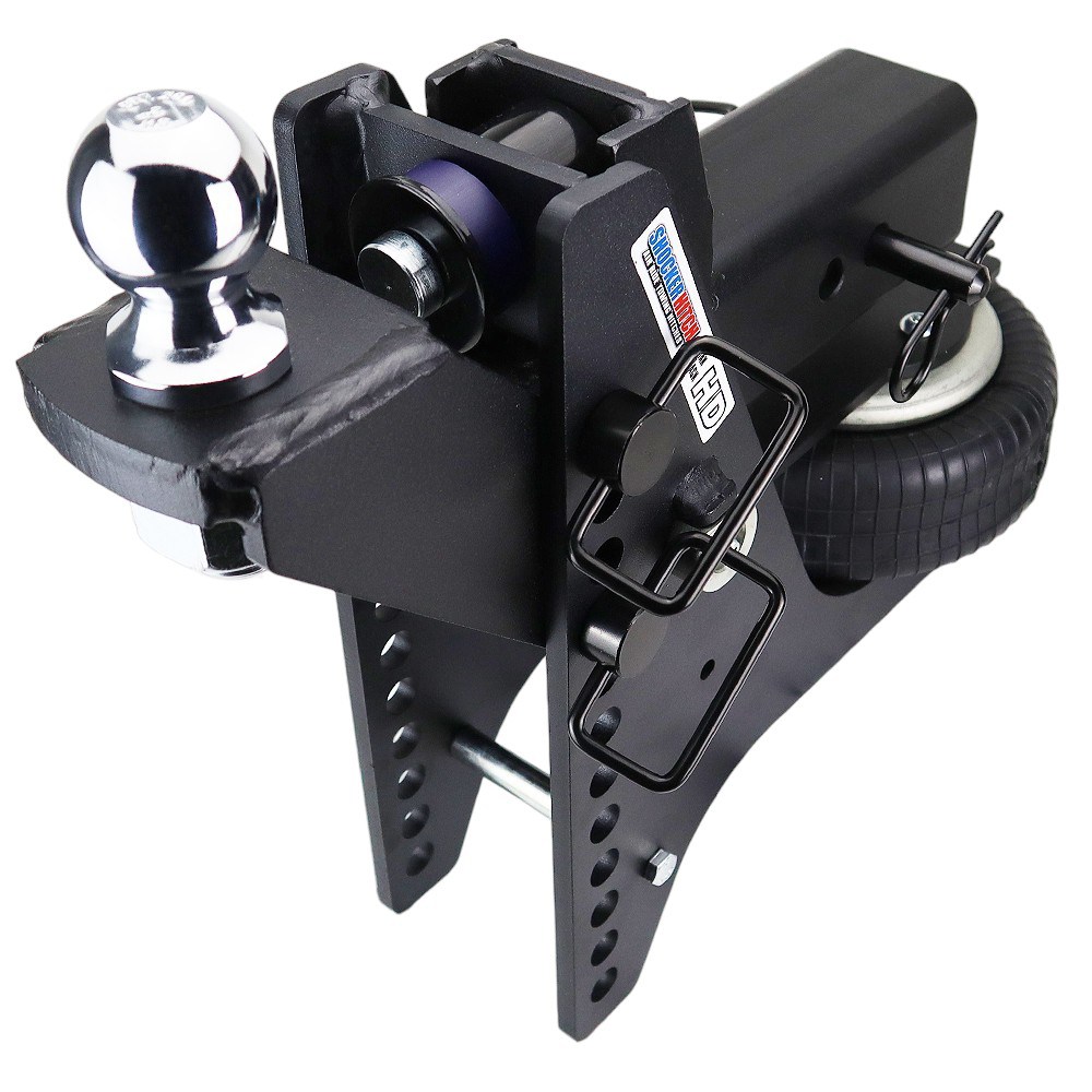 20K Super Drop Max Black Air Hitch & Raised Mount w/ 2" Ball - 3" Receiver