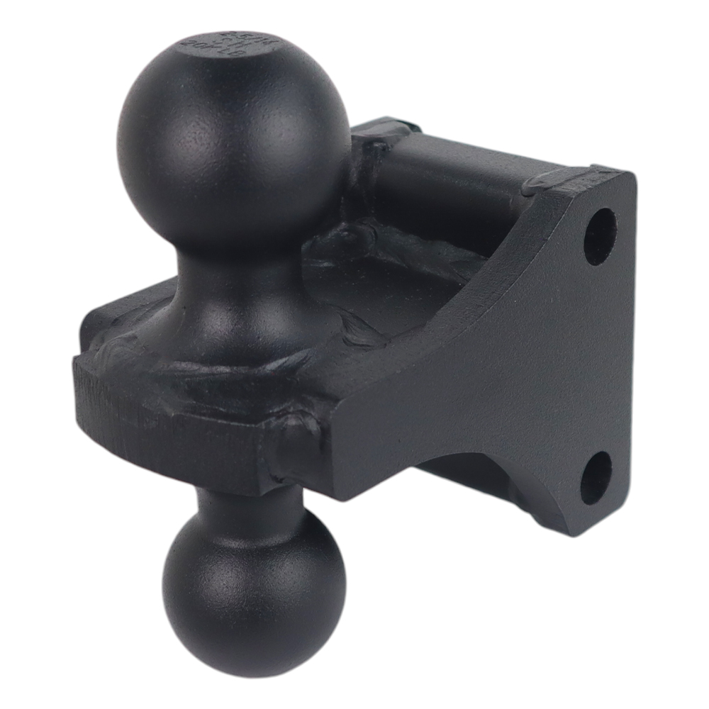 Shocker Black Combo Ball Mount Attachment (2" & 2-5/16" Hitch Balls)