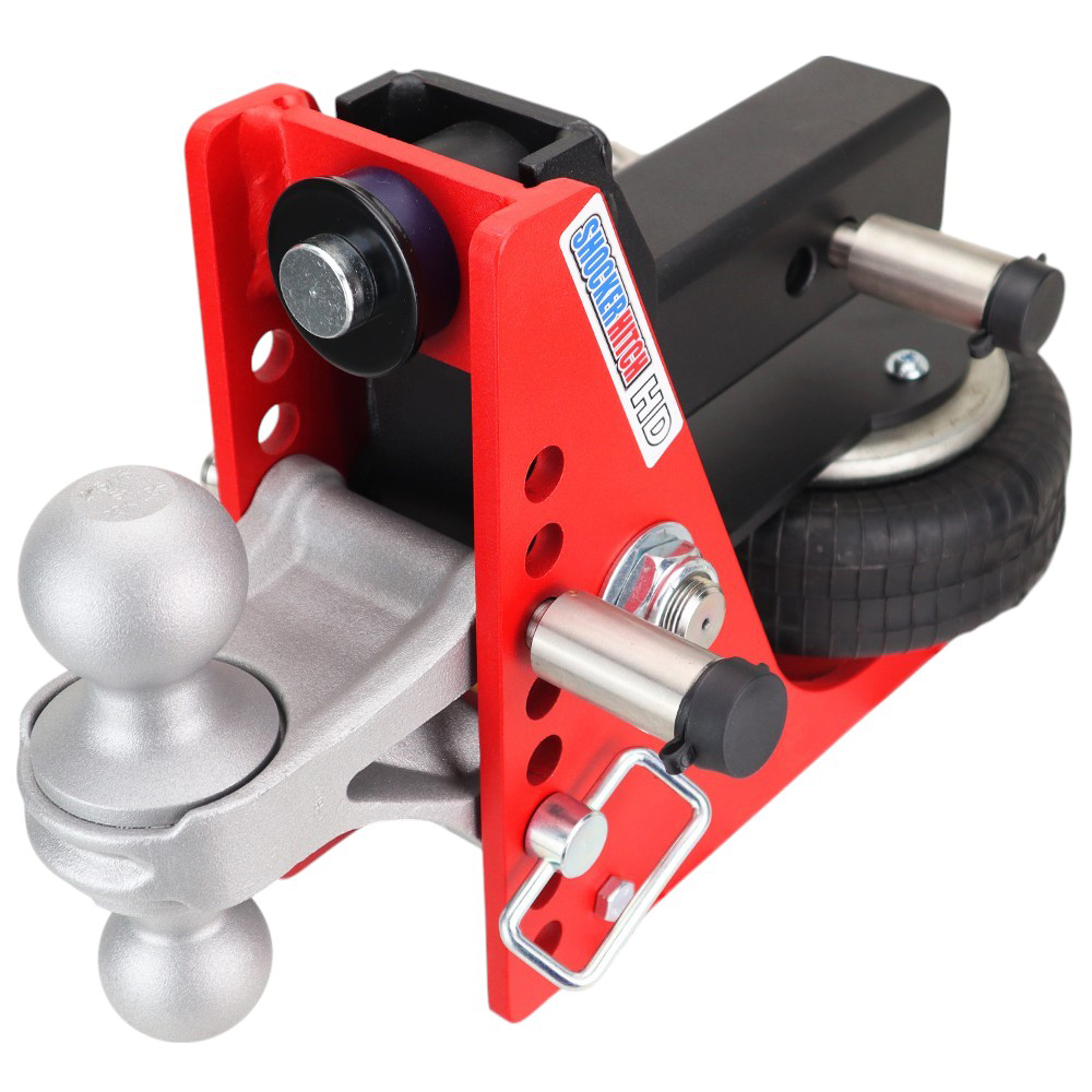 Shocker Locking Hitch Pins 2-Pack (1 Mount & 1 Receiver Pin) - Installed