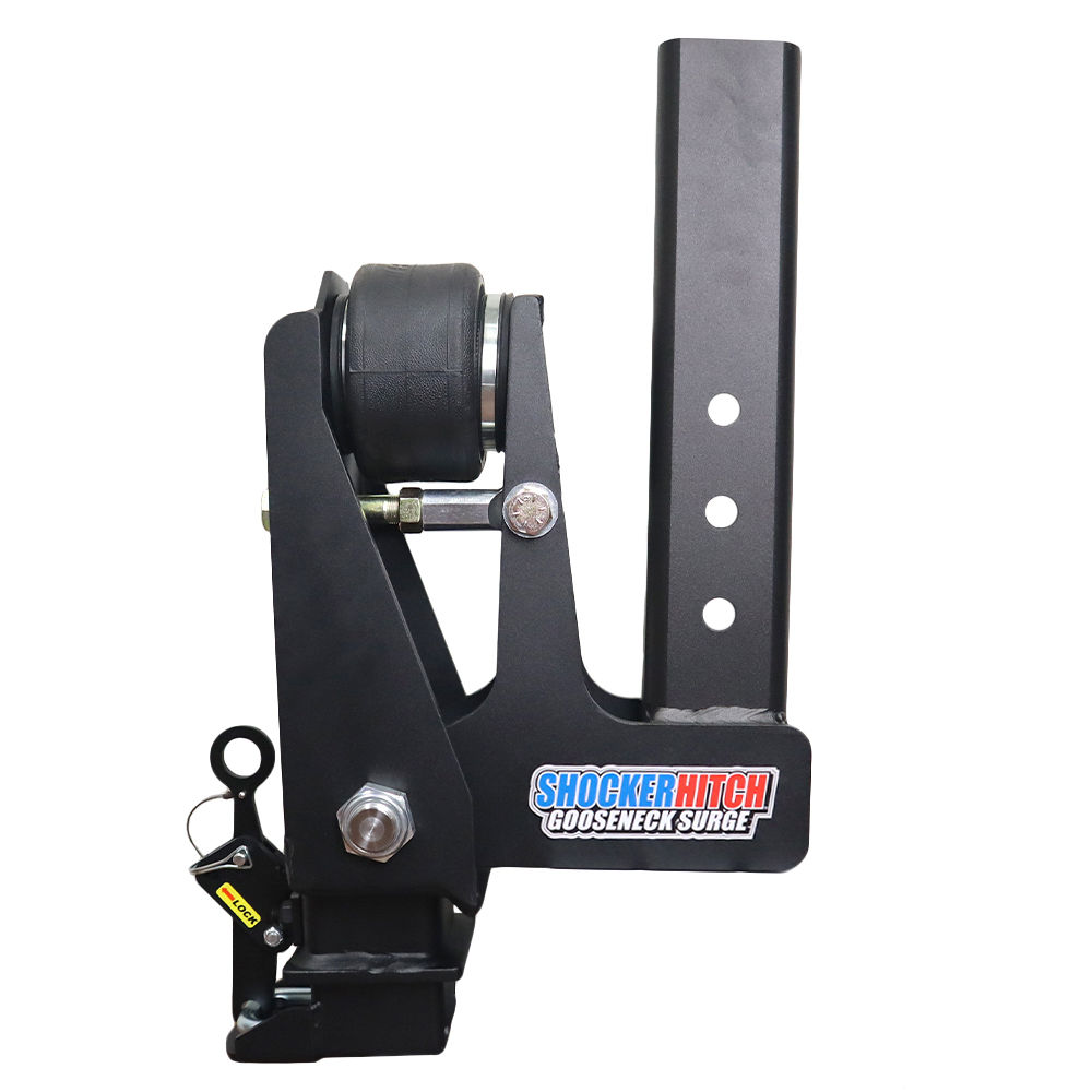 Air Hitch & Shift Lock 9" Extension Gooseneck Coupler - 2-5/16" Ball - Square Stem