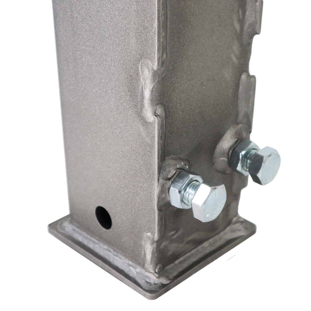 Reinforced Collar - Dual Set Bolts - Square Stem Sleeve with Straight Pins Holes - Raw Finish