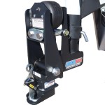 Shocker Gooseneck Air Hitch & 9" Offset Extender Coupler Installed