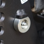 1" Diameter 1045 Carbon Steel Pivot Bolt w/ Grease Zerk (Shown on Frame with Welded Tab)