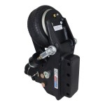 Shocker HD Tongue Mount Air Hitch & 20K Wallace Coupler - Vertical Channel Mount - Rear