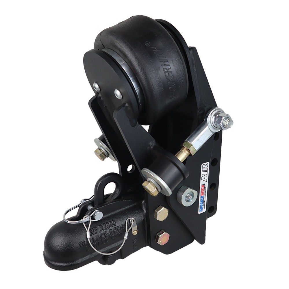 Tongue Mount Air Hitch with 12K Wallace Coupler - Vertical Channel Mount