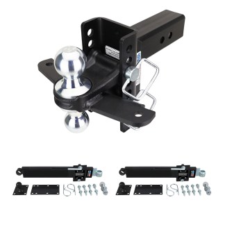 XR (8-Hole) Dual Sway Towing Kit with Chrome Combo Ball - Fits 2-1/2" Receiver