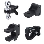 Shocker Farm Mounts Kit - (Chrome Combo Ball, Drawbar, Clevis Pin, Pintle) SH-FTK-C