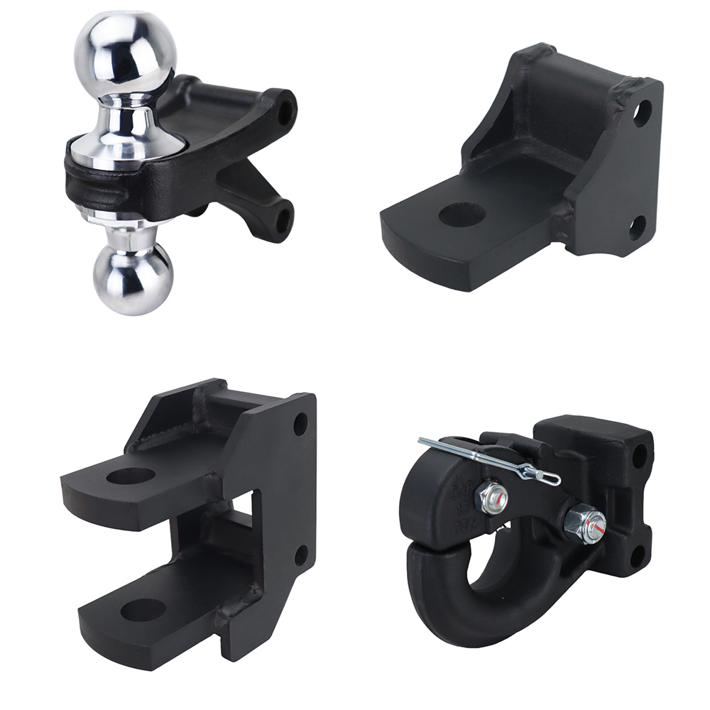 Shocker Farm Mounts Kit - (Chrome Combo Ball, Drawbar, Clevis Pin, Pintle) SH-FTK-C