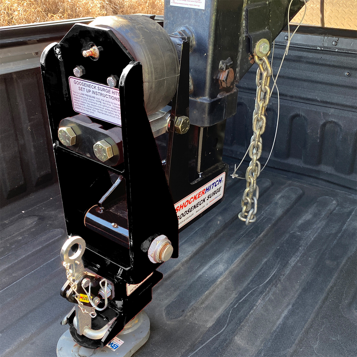 Shocker Gooseneck Air Coupler w/9" Offset Extender Installed /Hooked Up