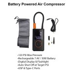Compact Portable Air Compressor with Digital Gauge