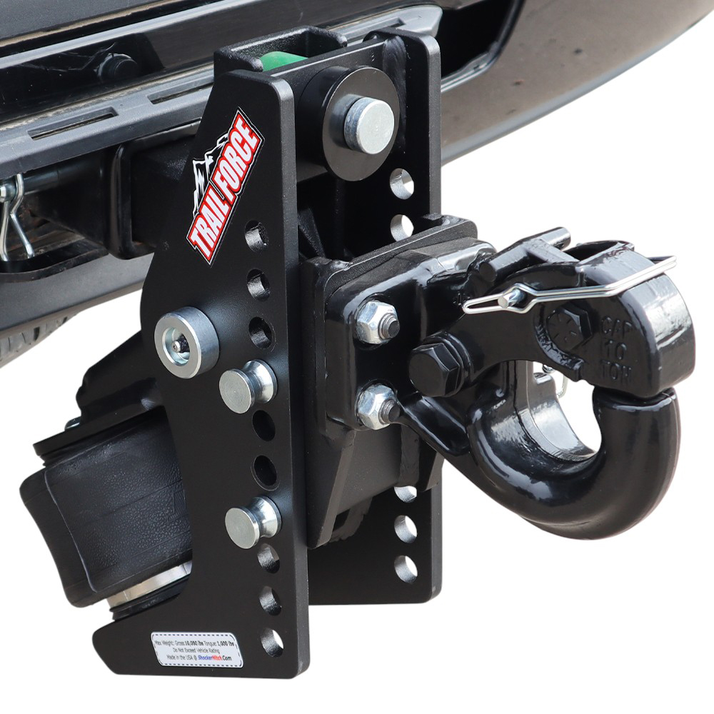 Trail Force Air Hitch & 10-Ton Pintle Hook Installed On 2" Receiver