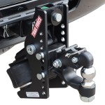 Trail Force Air Hitch & 8-Ton Pintle Hook w/ 2" Ball Channel Style Installed On 2" Receiver