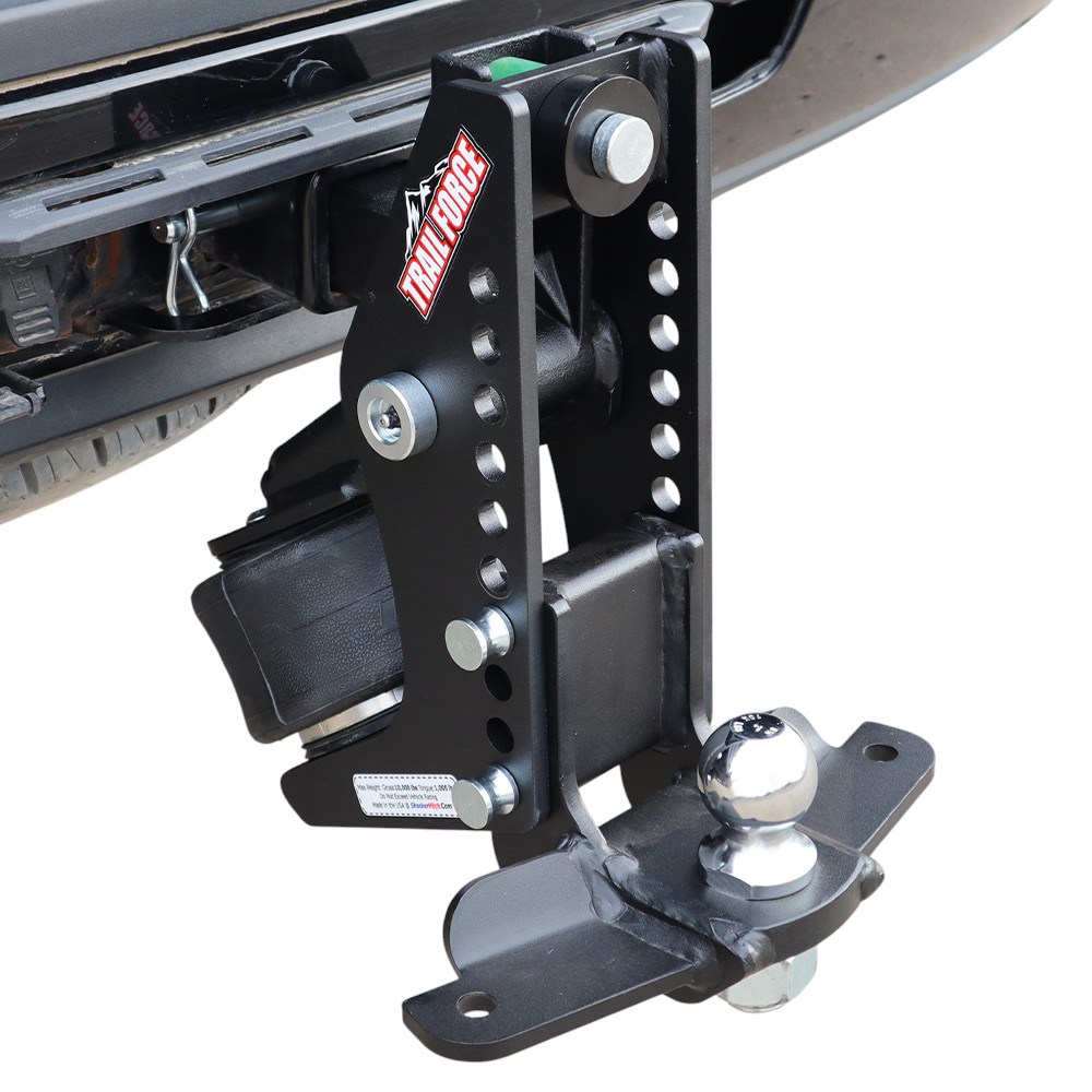 Trail Force Air Hitch & Drop Ball Mount w/ 2" Ball w/ Sway Tabs Installed On 2" Receiver