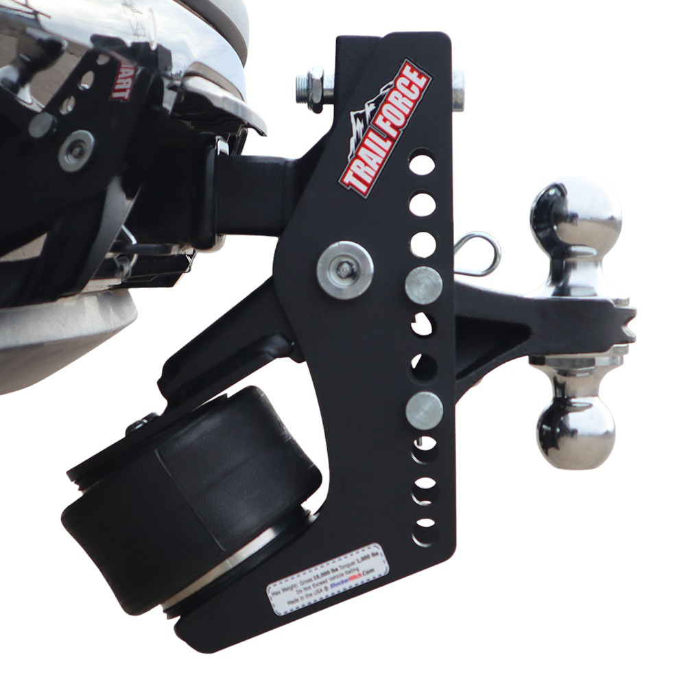 Trail Force Air Hitch Installed On Inside Bumper Receiver