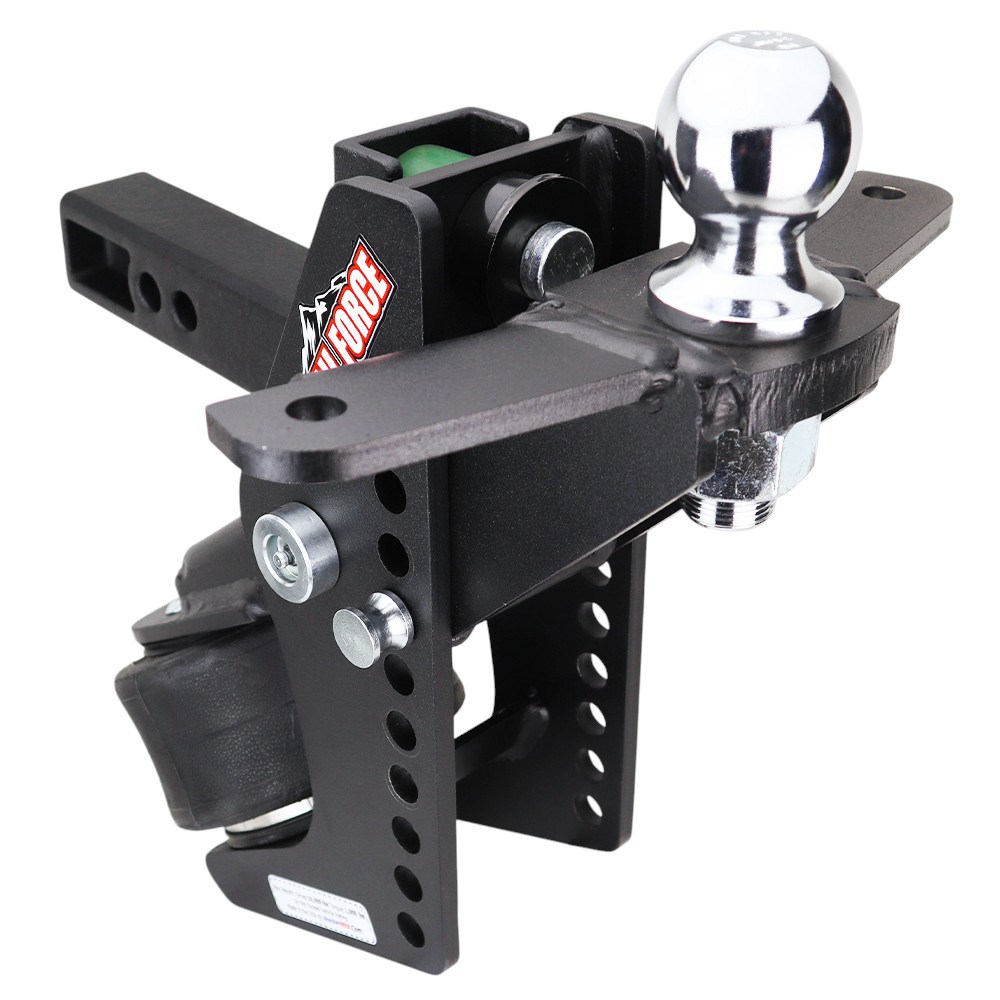 Trail Force Air Hitch & Raised Ball Mount w/ 2-5/16" Ball w/ Sway Tabs - 2" Receiver