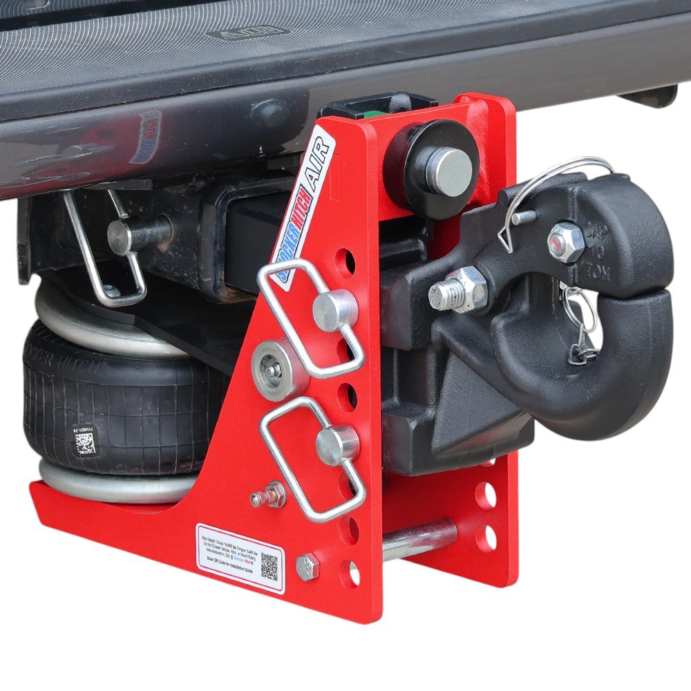 14K Air Hitch & 10-Ton Raised Pintle Installed