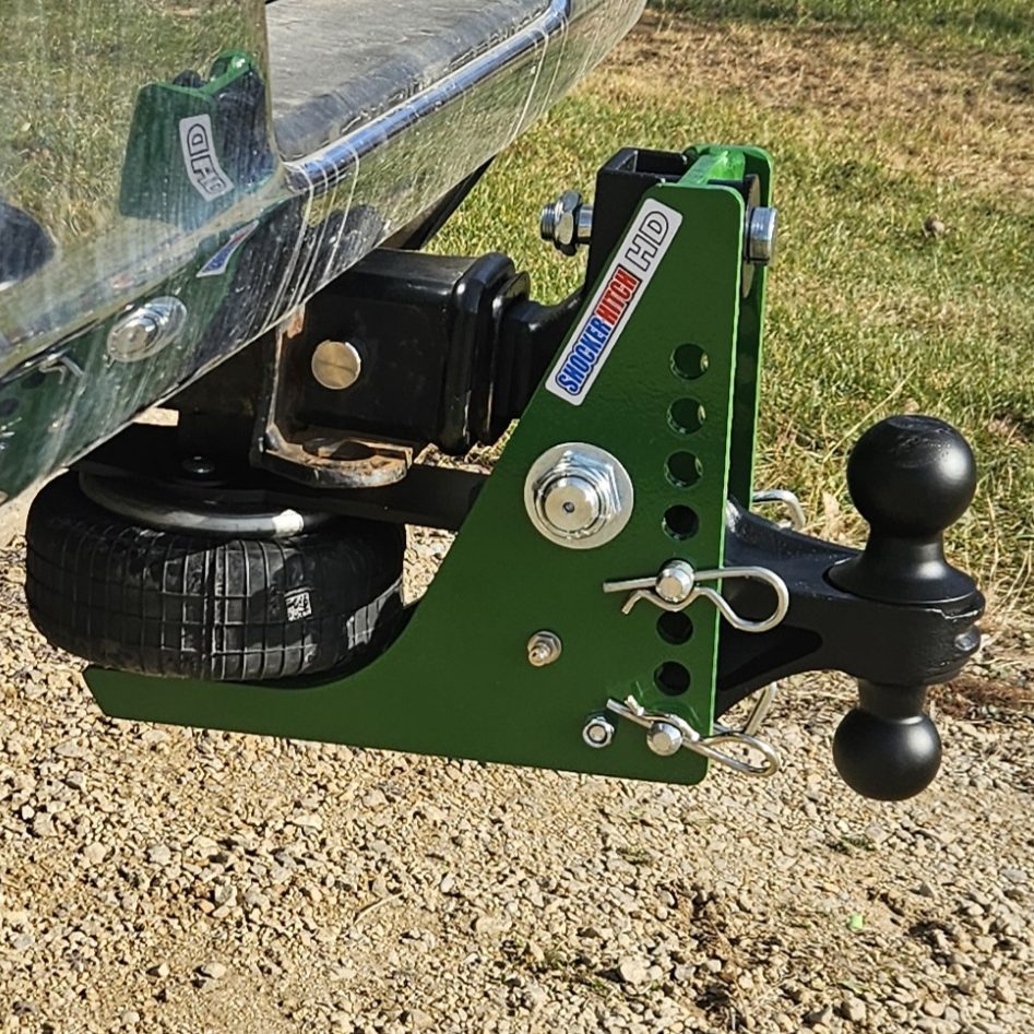 Shocker Mean Green Air Receiver & Black Combo Ball Installed