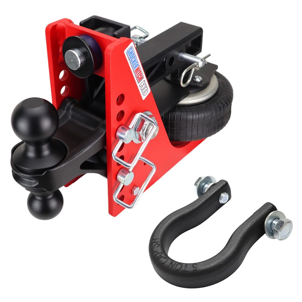 20K HD Air Hitch w/ Black Combo Ball & Shackle -2" Receiver