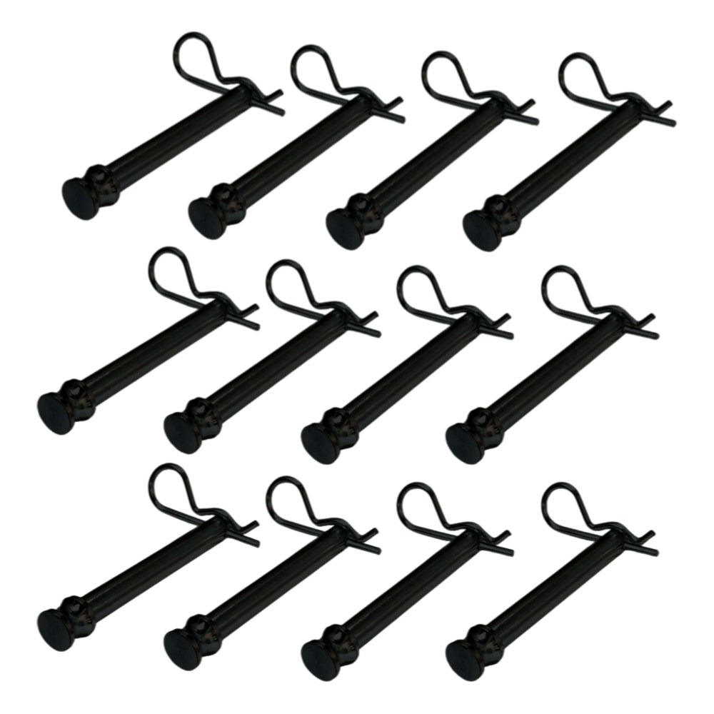 Black Bullet Bumper Hitch Replacement Pins - 12 Pack