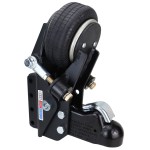 Channel Style HD 21K Air Trailer Tongue Mount & Metal Handle Demco Coupler for 2-5/16 Ball