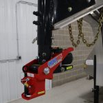 Gooseneck Air Hitch Shift Lock Coupler on Aluminum Trailer